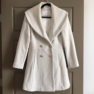 Cream Peacoat
